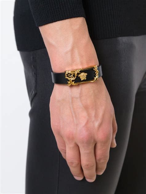 bracelet versace homme|versace bracelet medusa.